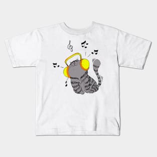 Music Cat Kids T-Shirt